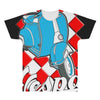 funny vespa chequer board, ideal gift or birthday present All Over Men's T-shirt