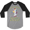 UNICORNS ARE BORN IN AUGUST 3/4 Sleeve Shirt