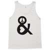 peace and love tshirt party heart tee no war stoner hippie sign ladies Tank Top