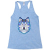 the wolf Racerback Tank