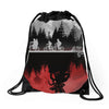 stranger things Drawstring Bags