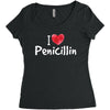 I love Penicillin Women's Triblend Scoop T-shirt