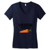 Veggie Powered Women's V-Neck T-Shirt
