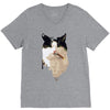 cat1 V-Neck Tee
