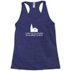 i can't go to church i'm allergic to nuts Racerback Tank