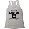 instant lawyer just add coffee Racerback Tank