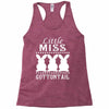 little miss cottontail cute bunny easter Racerback Tank