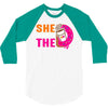 She Wants The D - Dunkin Donuts 3/4 Sleeve Shirt