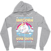 I Wish I Were a Unicorn So I Could Stab Idiots with My Head Zipper Hoodie