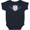 born in the usa Baby Bodysuit