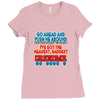push me around grandma Ladies Fitted T-Shirt