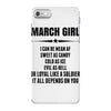 Super March Girl iPhone 7 Case