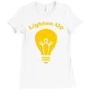 lighten up Ladies Fitted T-Shirt