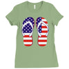 paire de tongues am&eacute;ricaine Ladies Fitted T-Shirt