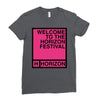 welcome to the horizon festival Ladies Fitted T-Shirt