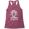 sorry this girl is already taken by a super sexy september boyfriend Racerback Tank