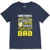 My Favorite Softball Player Calls Me Dad V-Neck Tee