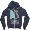 women's march 2017 on washington Zipper Hoodie