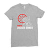 battle ground winner winner chicken dinner Ladies Fitted T-Shirt