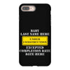 Under Construction Personalize Baby iPhone 8 Plus