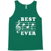 Best Dad Ever Funny Music Note Tank Top