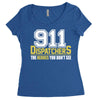 911 dispatcher heroes Women's Triblend Scoop T-shirt