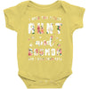 i have two titles aunt and dogmom and i rock them both with roses Baby Bodysuit