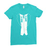 disheveled tuxedo Ladies Fitted T-Shirt