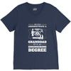 Never Underestimate A Granddad With An Engineer Degree V-Neck Tee