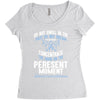 do not dwell in the past do not dream of the future concentrate the mi Women's Triblend Scoop T-shirt