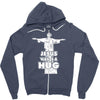 jesus wants a hug Zipper Hoodie