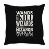 wizards kill wizards Throw Pillow