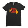pizza and cats Ladies Fitted T-Shirt