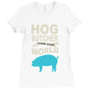 hog butcher to the world chicago Ladies Fitted T-Shirt