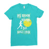 halloween runner Ladies Fitted T-Shirt