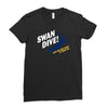 swan dive Ladies Fitted T-Shirt