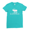 christmas gift elkaholic Ladies Fitted T-Shirt