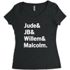 Jude JB Willem Malcolm Women's Triblend Scoop T-shirt