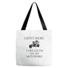 motorbike i don't snore biker's biker Tote Bags