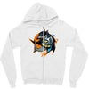 shark knight graphic Zipper Hoodie