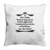 Dear Daddy, Thanks for Being my Dad Baby Boy Letter to Father Throw Pillow