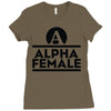 alpha female Ladies Fitted T-Shirt
