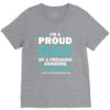 i'm a proud dad of a freaking awesome teacher. (yes she bought me this V-Neck Tee