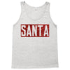 santa red glitter Tank Top