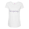 don't be afraid Maternity Scoop Neck T-shirt