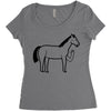 hai Women's Triblend Scoop T-shirt