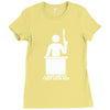 i just did my first desk pop Ladies Fitted T-Shirt
