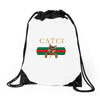 Catci Gucci Parody Drawstring Bags