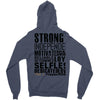 Strong Independent Motivated Leo Zipper Hoodie