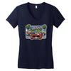 mens retro game out run, ideal gift or birthday present. Women's V-Neck T-Shirt
